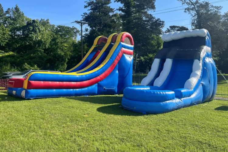 18' Red Blue & Yellow Water Slide