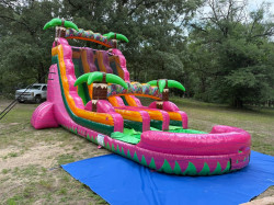 magenta202 1781751725 18' Magenta Dual Lane Slide